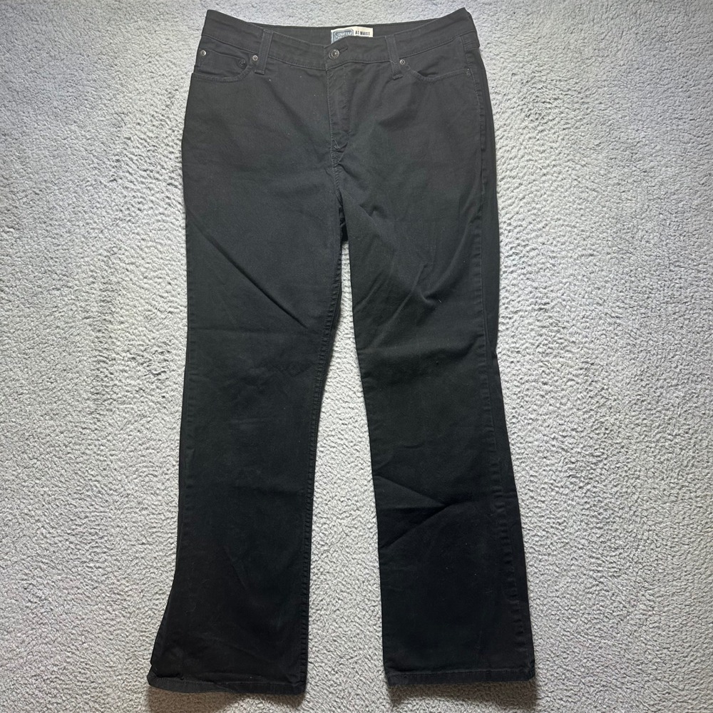 Signature by Levi Strauss & Co Womens Bootcut Jeans Black Size 16 Medium